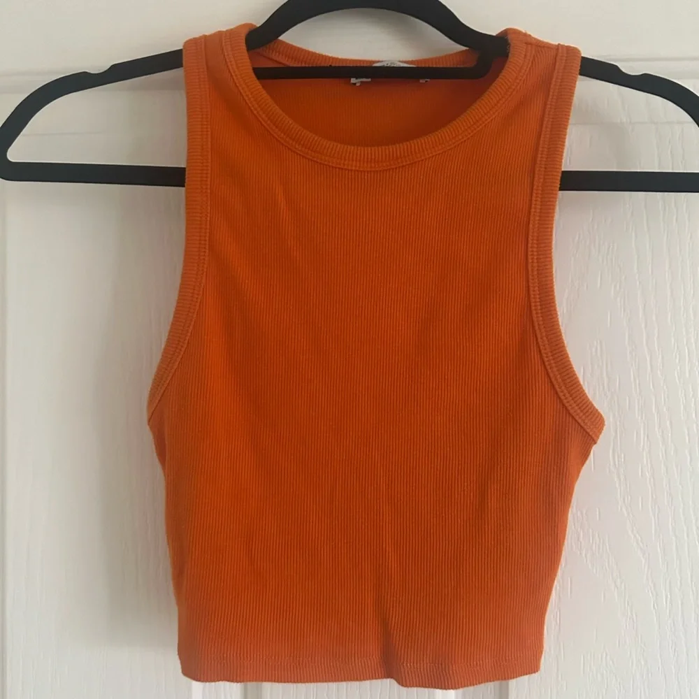 Zara Orange Tank Top - Picture 1 of 2